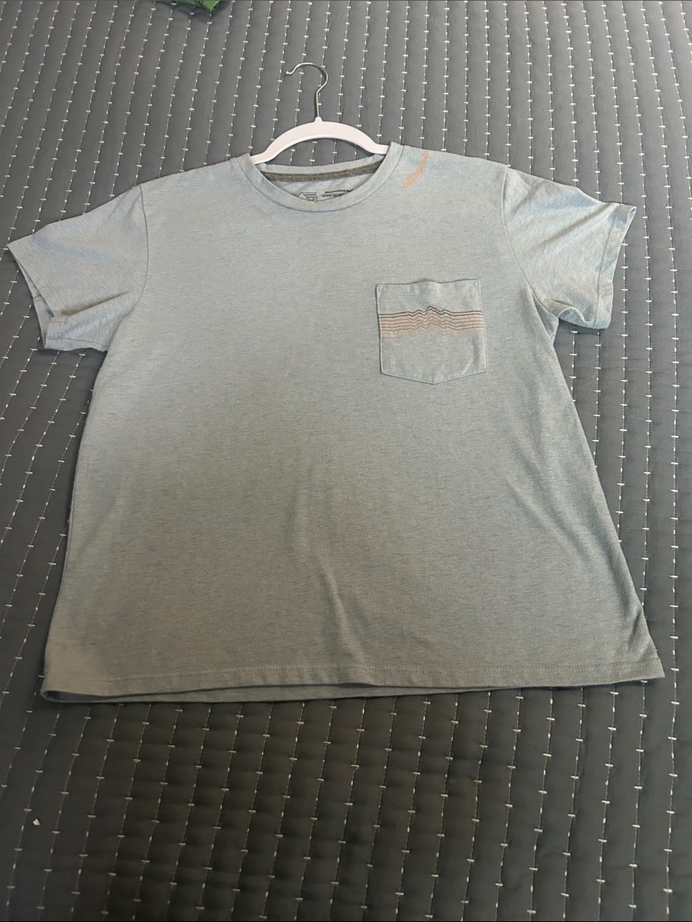 Patagonia Short Sleeve Pocket Tee in Light Blue